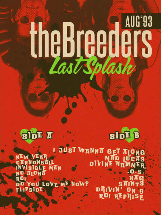 the Breeders Last Splash Album Poster